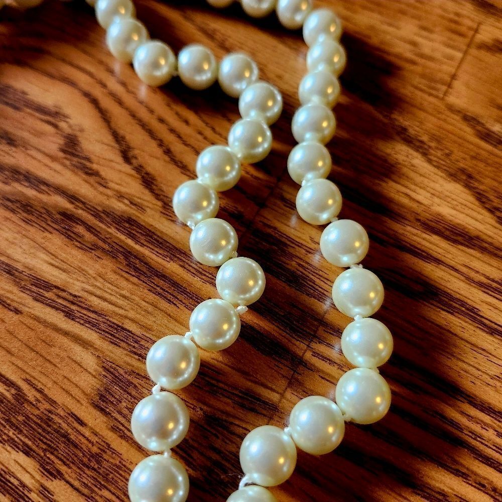 PEARL Rope Necklace, 10mm - Picture 2 of 10